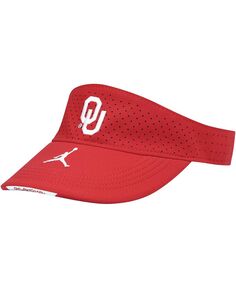 Мужской брендовый козырек Crimson Oklahoma Early 2021 Sideline Performance Visor Jordan