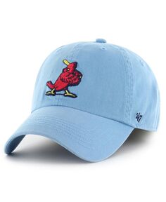 Мужская голубая приталенная шляпа St. Louis Cardinals Cooperstown Collection Franchise &apos;47 Brand