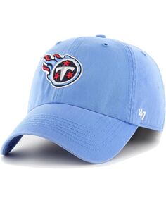 Мужская голубая приталенная шляпа с логотипом франшизы Tennessee Titans &apos;47 Brand