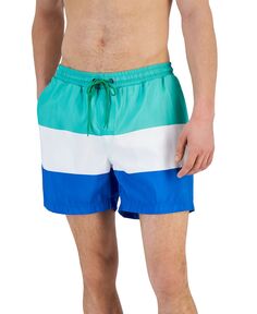 Мужские шорты для плавания 5 дюймов с цветными блоками Club Room