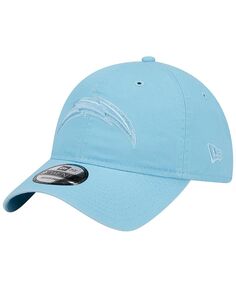 Мужская голубая регулируемая кепка Los Angeles Chargers Core Classic 2.0 Brights 9TWENTY New Era