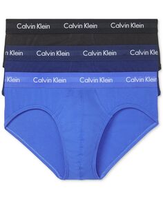 Мужские трусы-стринги из трех комплектов нижнего белья из хлопка Calvin Klein