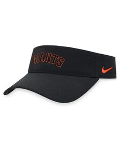 Мужской черный регулируемый козырек San Francisco Giants Wordmark Performance Nike