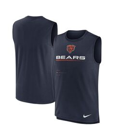 Мужская темно-синяя майка Chicago Bears Muscle Trainer Nike