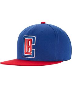 Мужская двухцветная шерстяная шляпа с застежкой Royal, красная La Clippers Mitchell &amp; Ness