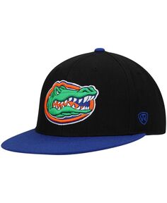 Мужская двухцветная приталенная шляпа черного цвета и цвета Royal Florida Gators Team Top of the World