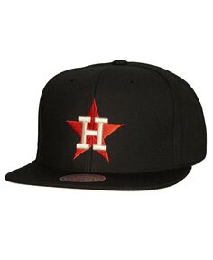 Черная мужская шляпа Snapback Houston Astros Cooperstown Collection True Classics Mitchell &amp; Ness