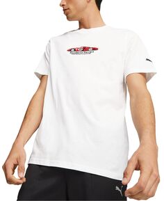Мужская футболка с вышивкой и рисунком Ferrari Race Puma