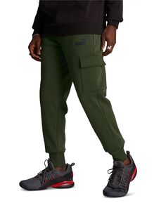 Мужские брюки-карго из флиса с логотипом Ess Puma