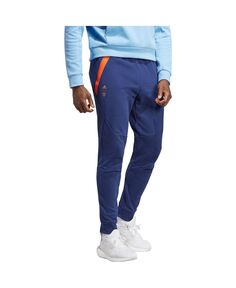 Мужские темно-синие дорожные брюки New York City FC Club adidas