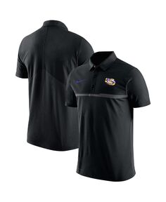 Мужская черная рубашка-поло LSU Tigers Coaches Performance Nike