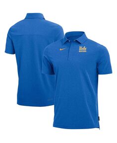 Мужская синяя рубашка-поло UCLA Bruins 2022 Coach Performance Nike