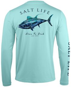 Мужская рубашка с длинным рукавом и логотипом Tuna Palms Salt Life