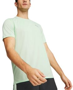 Мужская влагоотводящая футболка для бега Run Favorite с графичным логотипом и влагоотводящей тканью Puma