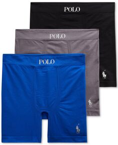 Комплект мужских бесшовных боксеров из трех комплектов Polo Ralph Lauren