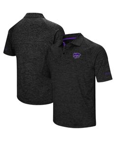 Мужская черная рубашка-поло Kansas State Wildcats Colosseum