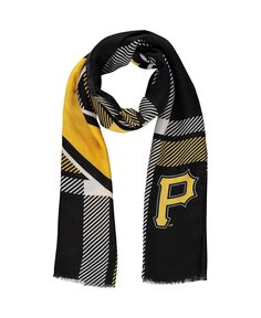 Мужской и женский клетчатый шарф Pittsburgh Pirates размером 21 x 66 дюймов FOCO