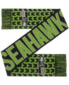 Мужской и женский синий двусторонний тематический шарф Seattle Seahawks FOCO