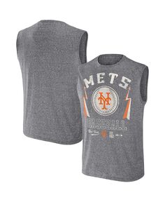 Мужская майка Darius Rucker Collection от Charcoal New York Mets Muscle Tank Fanatics