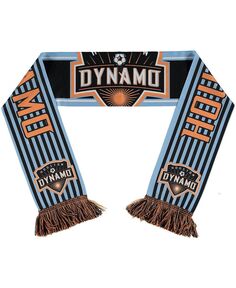 Мужской и женский шарф Houston Dynamo FC с горизонтальными линиями Ruffneck Scarves
