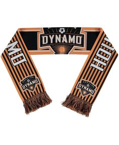 Мужской и женский шарф с логотипом Houston Dynamo FC Horizontal Lines Ruffneck Scarves