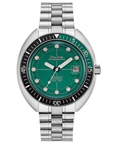 Мужские автоматические часы Devil Diver с браслетом из нержавеющей стали, 44 мм Bulova