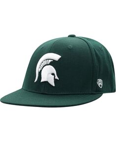Мужская зеленая приталенная шляпа цвета команды Michigan State Spartans Team Top of the World