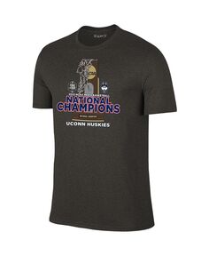 Мужская черная футболка UConn Huskies 2023 NCAA с изображением национальных чемпионов по баскетболу Original Retro Brand