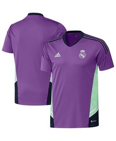 Мужская фиолетовая тренировочная майка Реал Мадрид 2022/23 adidas