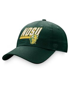 Мужская зеленая регулируемая шляпа NDSU Bison Slice Top of the World