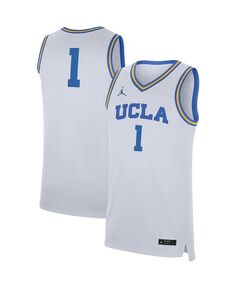 Мужская белая майка №1 UCLA Bruins Replica Jordan