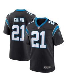 Мужская игровая майка Jeremy Chinn Black Carolina Panthers Nike