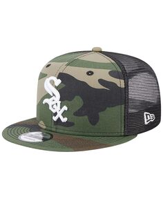 Мужская камуфляжная кепка Chicago White Sox Trucker 9FIFTY Snapback New Era