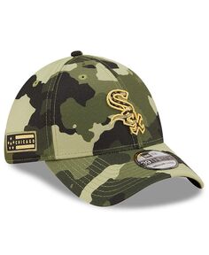 Мужская камуфляжная кепка Chicago White Sox ко Дню вооруженных сил 2022 39THIRTY Flex Hat New Era