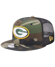 Мужская камуфляжная кепка Green Bay Packers Classic Trucker 9FIFTY Snapback New Era