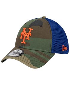 Мужская камуфляжная кепка New York Mets Team Neo 39THIRTY Flex Hat New Era