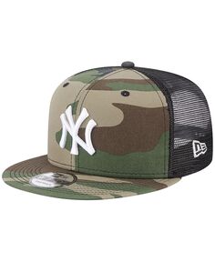 Мужская камуфляжная кепка New York Yankees Trucker 9FIFTY Snapback New Era
