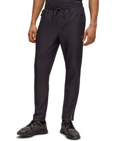 Мужские спортивные штаны стандартного кроя со светоотражающими элементами Hugo Boss