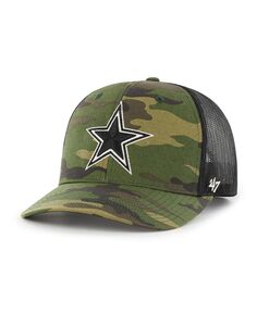 Мужская камуфляжная регулируемая шляпа Dallas Cowboys Trucker &apos;47 Brand