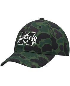 Мужская камуфляжная регулируемая шляпа Primegreen в стиле милитари Mississippi State Bulldogs adidas