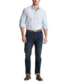 Мужская оксфордская рубашка в клетку классического кроя Big &amp; Tall Polo Ralph Lauren