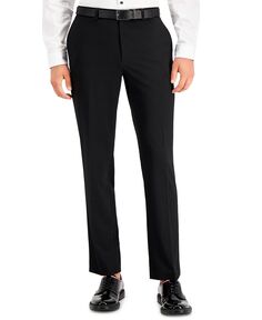 Черные однотонные мужские брюки узкого кроя I.N.C. International Concepts