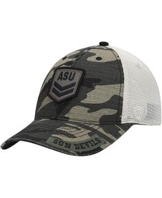 Мужская камуфляжно-кремовая регулируемая кепка с защитным щитком в стиле милитари Arizona State Sun Devils OHT Top of the World