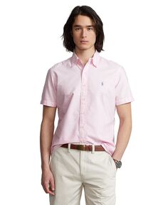 Мужская оксфордская рубашка классического кроя с коротким рукавом Polo Ralph Lauren