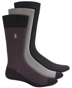 Мужские классические носки Birdseye, 3 пары Polo Ralph Lauren