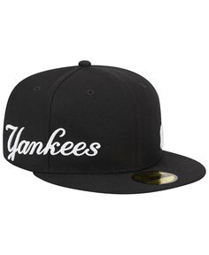 Мужская черная майка New York Yankees 59FIFTY с приталенной кепкой New Era