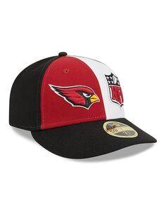 Мужская кепка Cardinal, черная Arizona Cardinals 2023 Sideline Low Profile 59FIFTY New Era