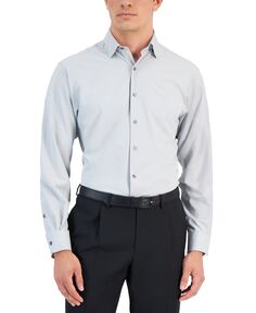 Мужская однотонная классическая рубашка стандартного кроя для путешествий Alfani