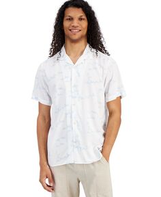 Мужская повседневная рубашка Pitt на пуговицах с геопринтом Sun + Stone