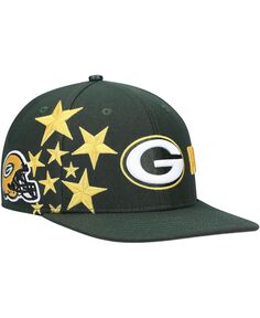 Мужская кепка Green Bay Packers Green Stars Snapback Pro Standard